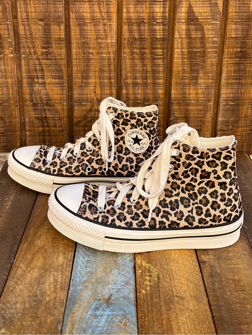 Converse Chuck Taylor All Star Leopard Print High Top Shoes